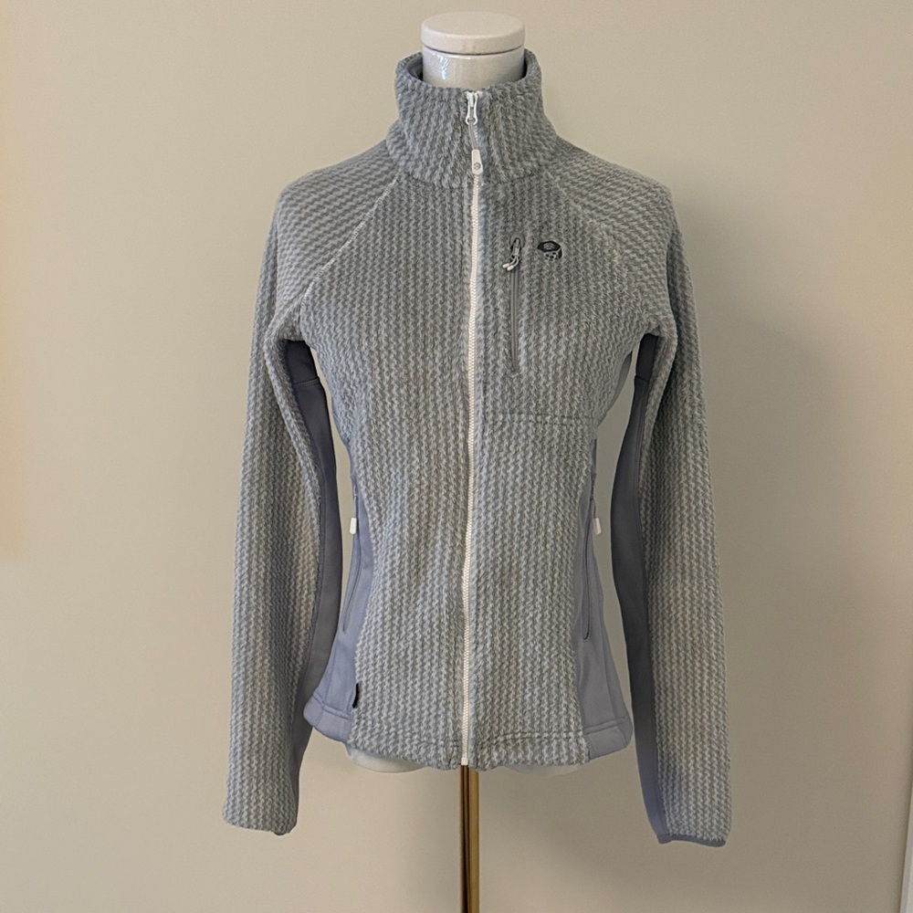 Mountain Hardwear Light Gray Teddy Jacket